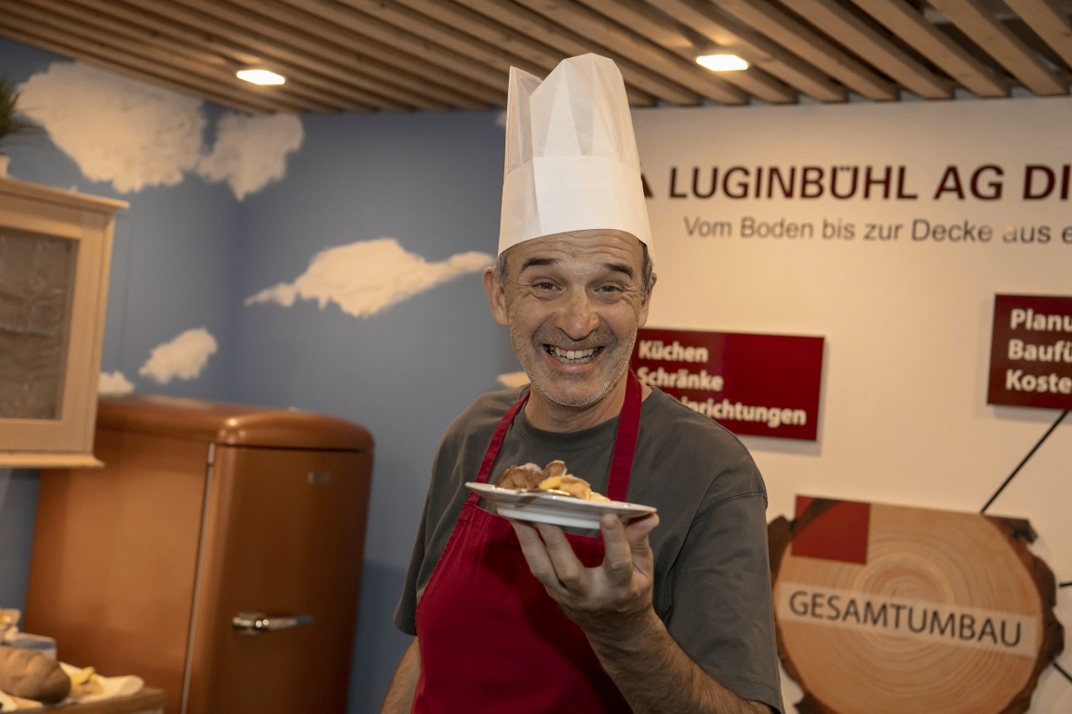 Norbert Schmid vom Naturpark Diemtigtal zeige sich gut gelaunt.