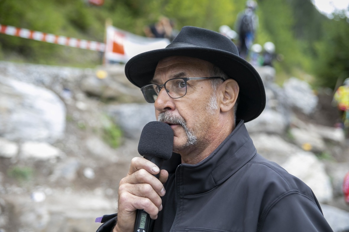 OK Präsident Hans Teuscher kommentierte den Wettkampf.