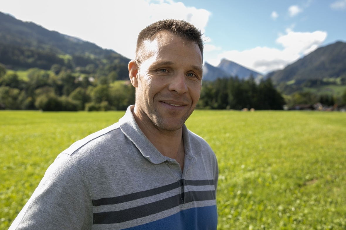 OK Präsident Thomas Klossner ist ein Macher, wie man bei der Ausstellung sehen k...