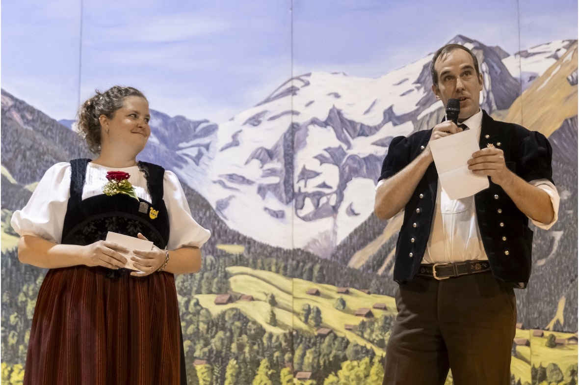 OK-Präsidentin Flurina Welten und Klubpräsident Patrick Jutzeler führten mit Her...