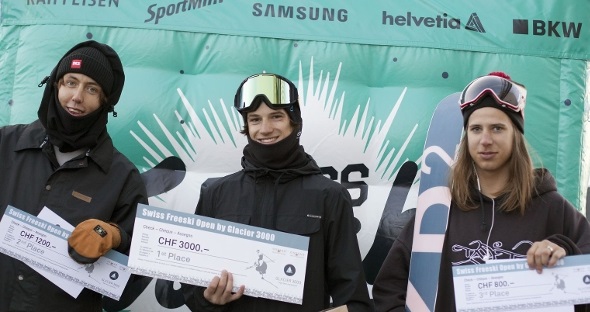 Obschon er seinen Sieg aus dem Vorjahr nicht wiederholen konnte, gelang Till Matti aus Zweisimmen (rechts) mit dem 3. Rang ein guter Start in den Winter 2015/2016.