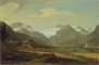 Ölbild von 1776: «Blick in die Lenk mit Wildstrubel und Rätzligletscher» von Caspar Wolf. Der Gletscher ist heute vom Dorf aus nicht mehr zu sehen.
