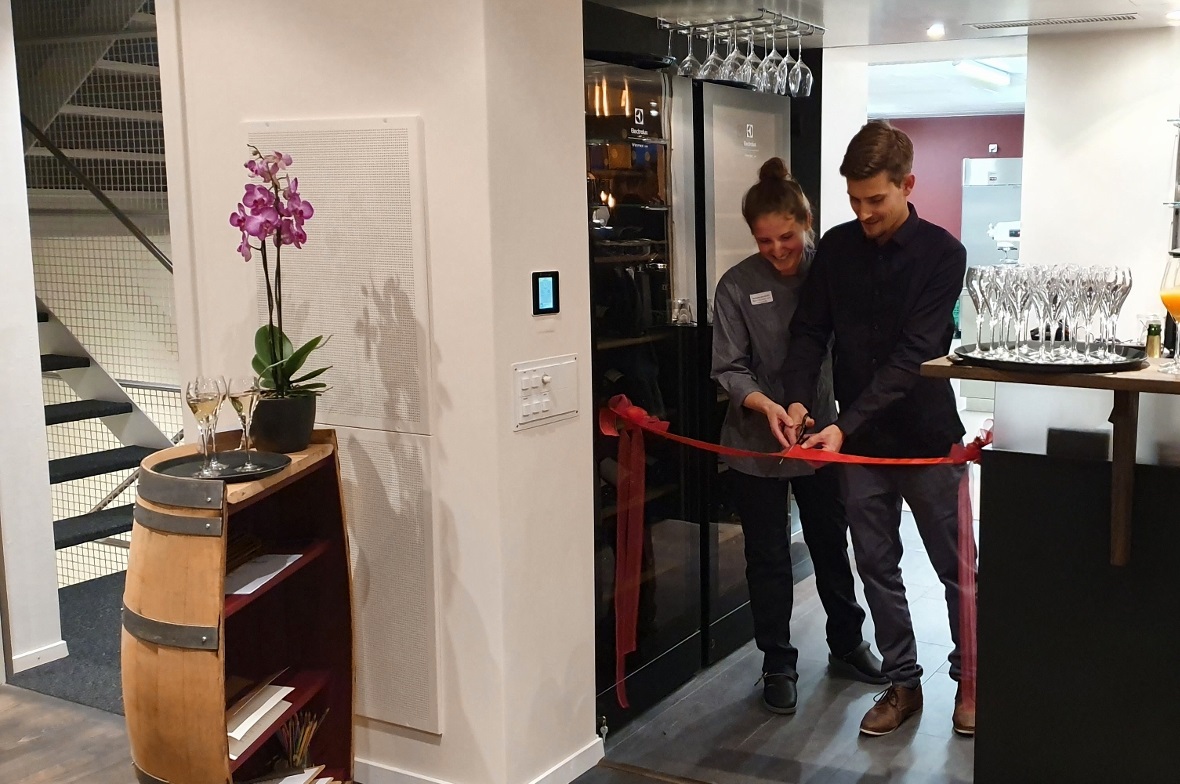 Offizielle Eröffnung des neuen Restaurants am 15. Oktober durch das junge Betreiberpaar: Gastgeber Pascal Gatschet und Küchenchefin Stefanie von Aesch.