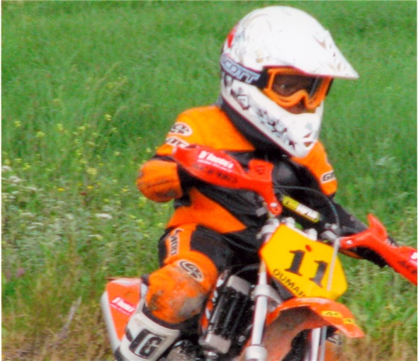 Oumar auf der Aufholjagd.