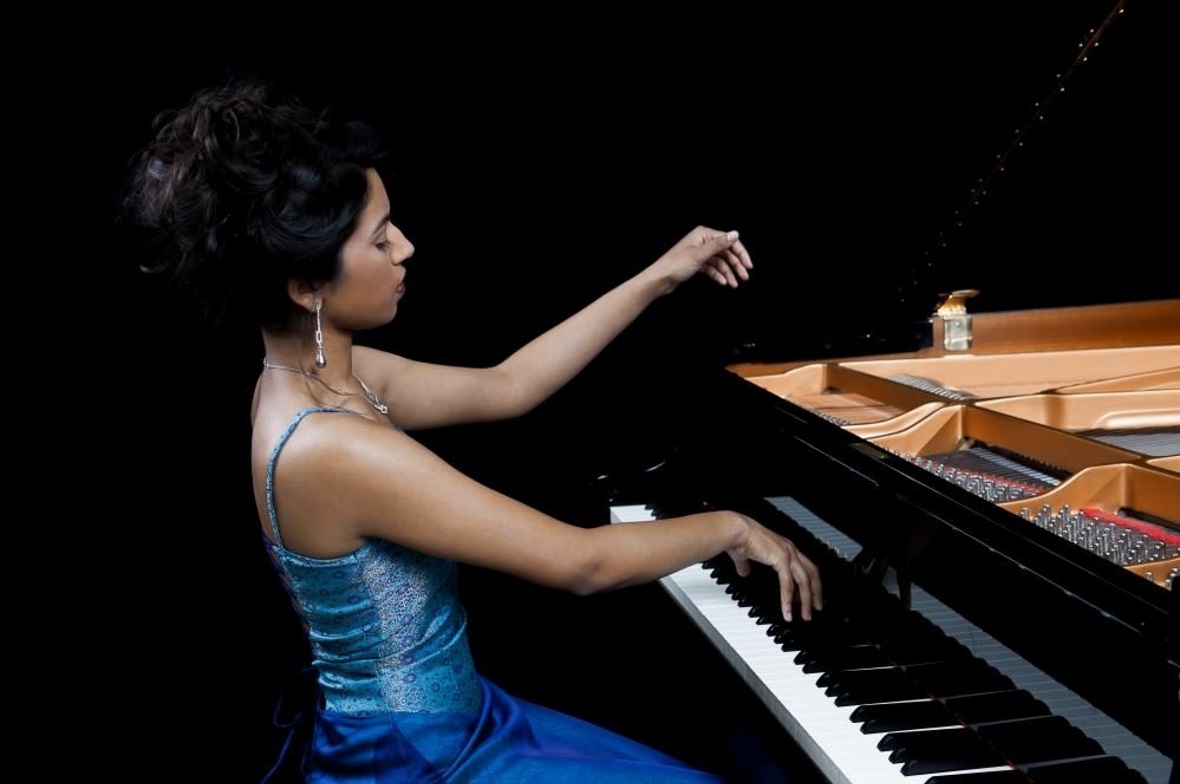 Pallavi Mahidhara glänzte am Mittwoch, 12. August durch eine überragende Präsenz und einen hochvirtuosen Vortrag.