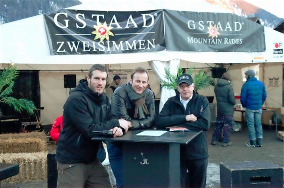 Patrick Bauer, OK-Präsident Snowgames und Geschäftsführer Zweisimmen Tourismus; ...