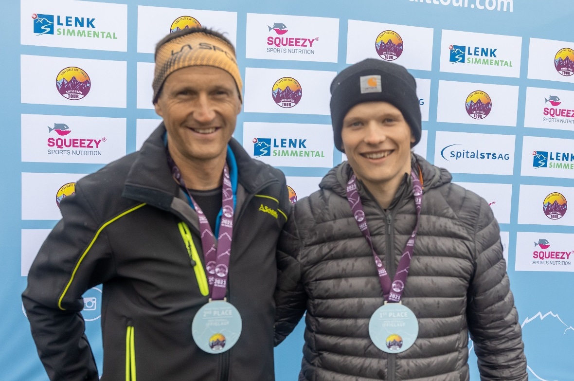 Patrick Feuz wurde zweiter, Nicola Buchs erster beim Berglauf.