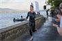 Patrick Zürcher aus Latterbach als Einzelathlet an seinem 10. Inferno-Triathlon nach dem Schwimmen, auf dem Bike und zu Fuss unterwegs.