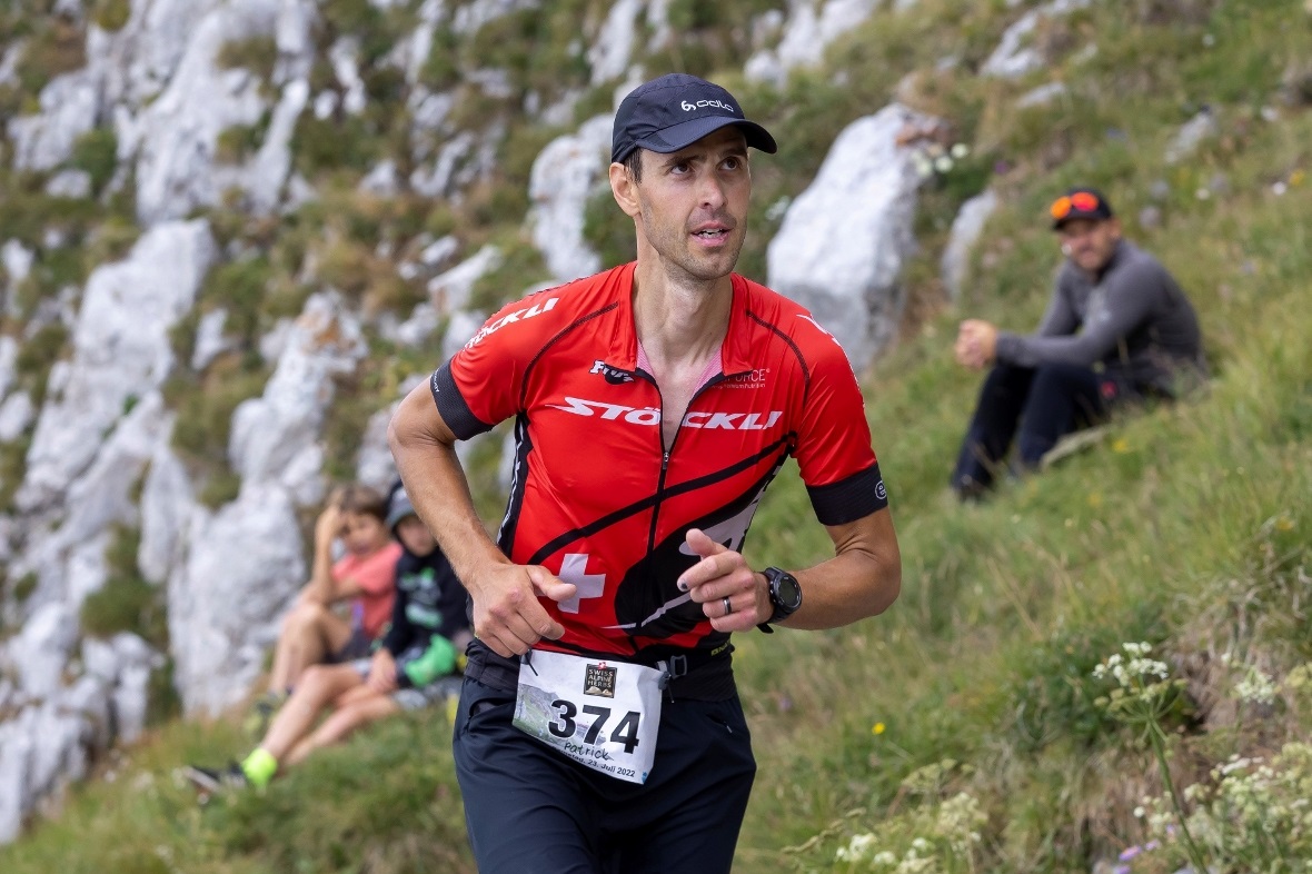 Patrick Zürcher von Oey beim Zieleinlauf.