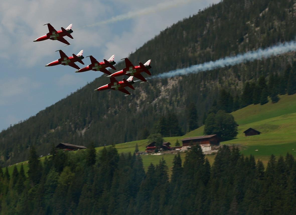 Patrouille Suisse am Hunterfest 2017.