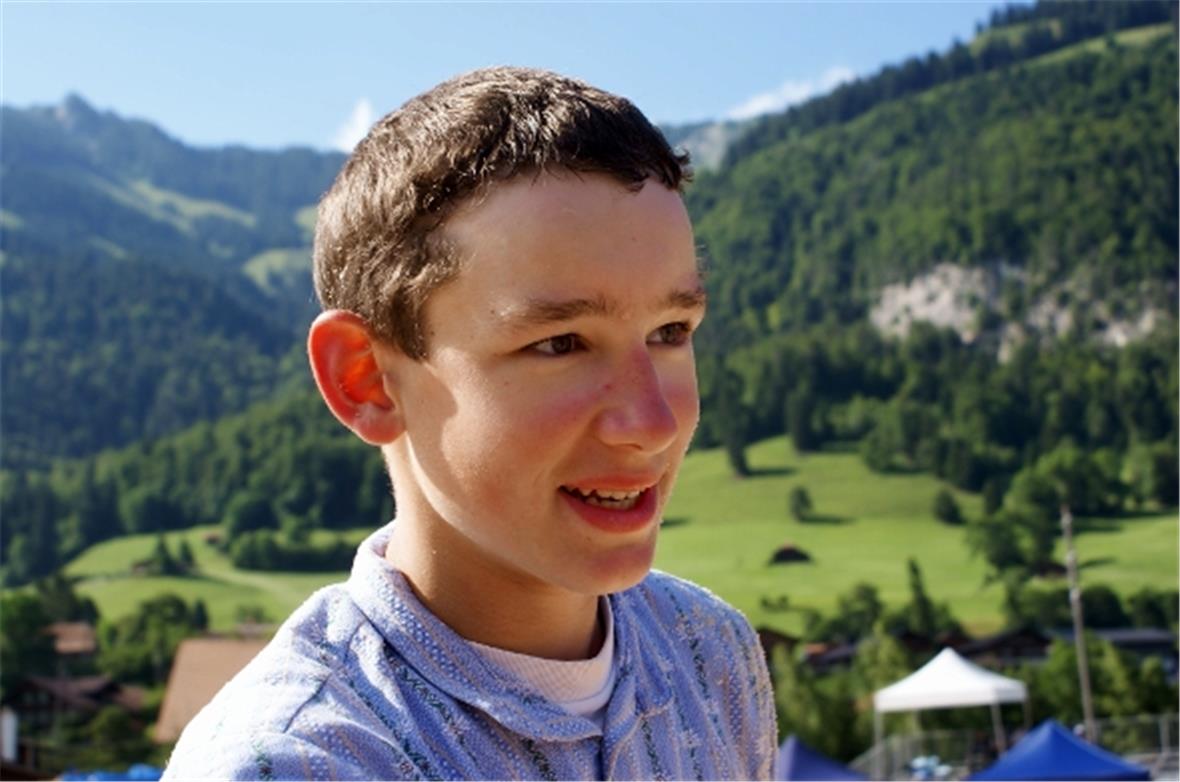 Peter Beer aus Bächlen wurde durch die Erfolge von Kilian Wenger zum Schwingen a...