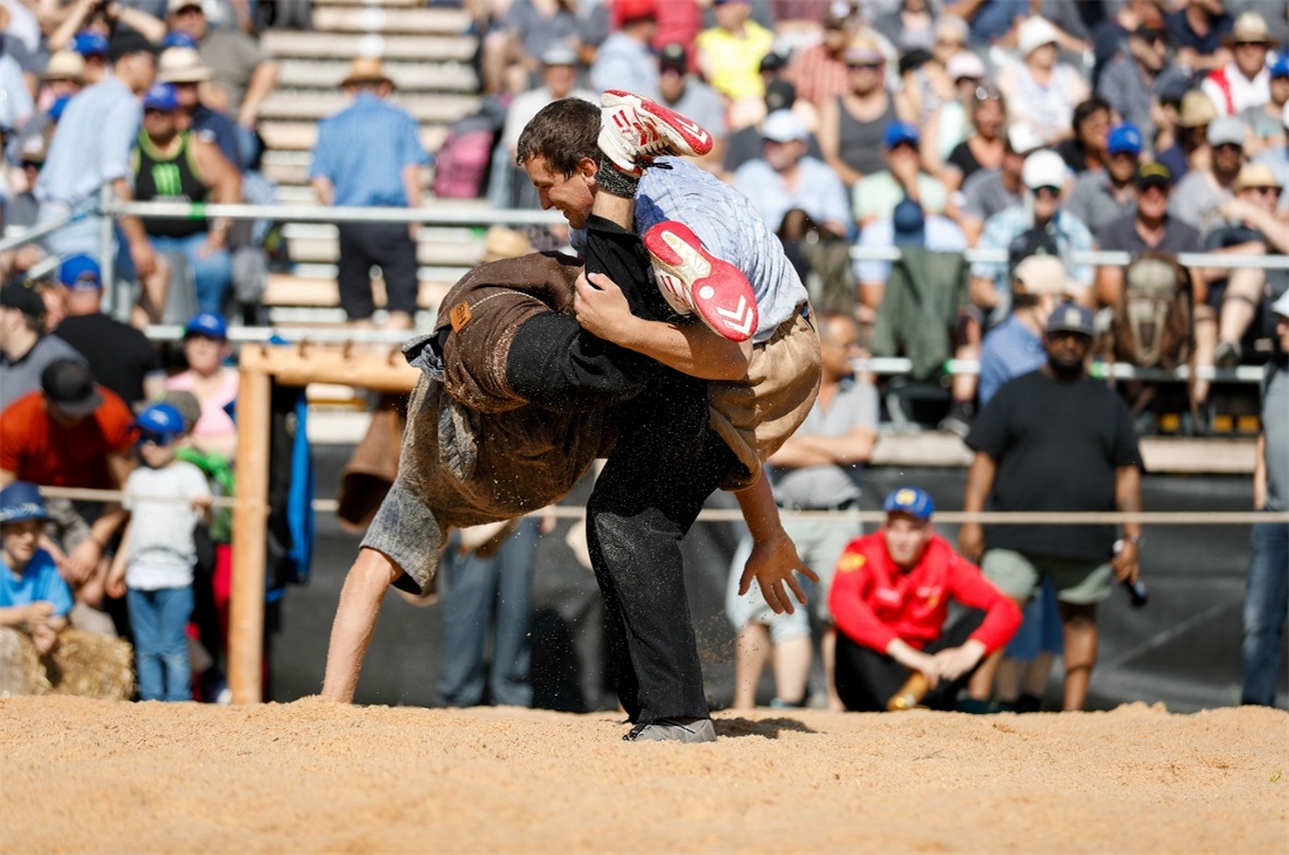 Peter Beer aus Oey stellte im zweiten Gang gegen Dario Schafroth.