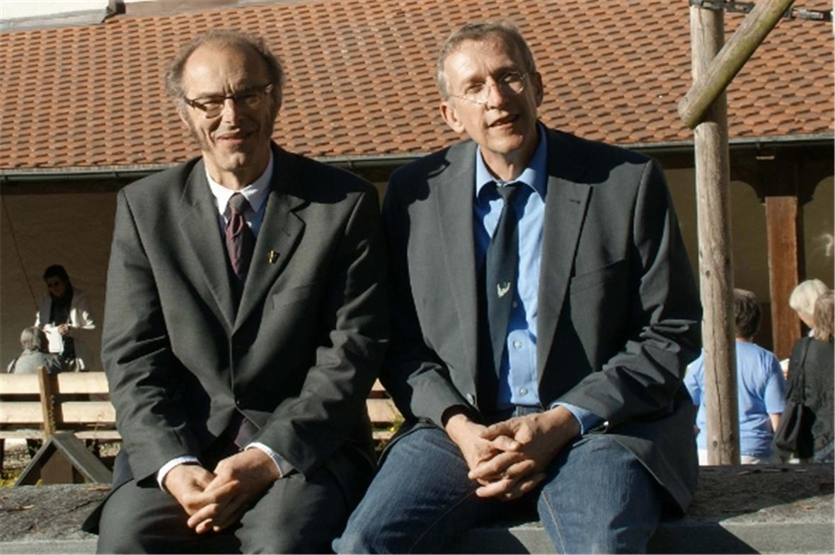 Pfarrer Grzybek und Guggisberg