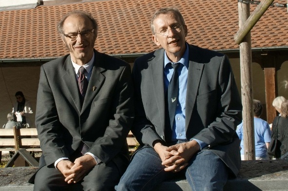 Pfarrer Grzybek und Guggisberg