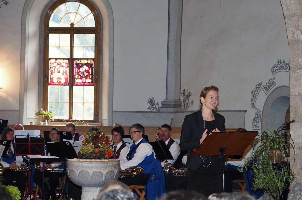 Pfarrerin Stefanie Gilomen ging beim Festgottesdienst auf die Stephanus-Sage ein...