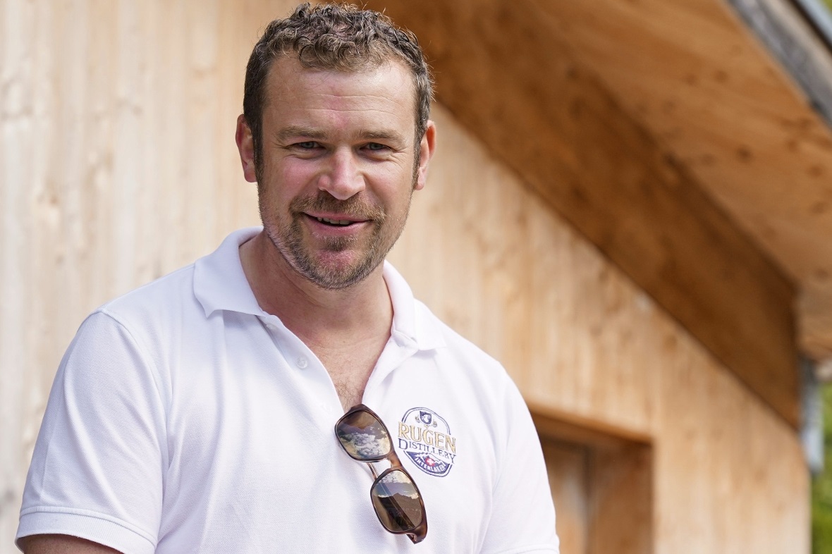 Philip Zollner, Master Distiller, Rugenbräu ist zuversichtlich, dass das Fass di...