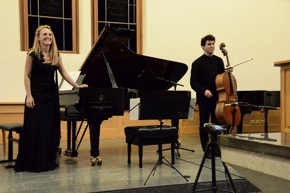 Pianist Paola De Piante Vicin & der russische Cellist Rustem Khamidullin.