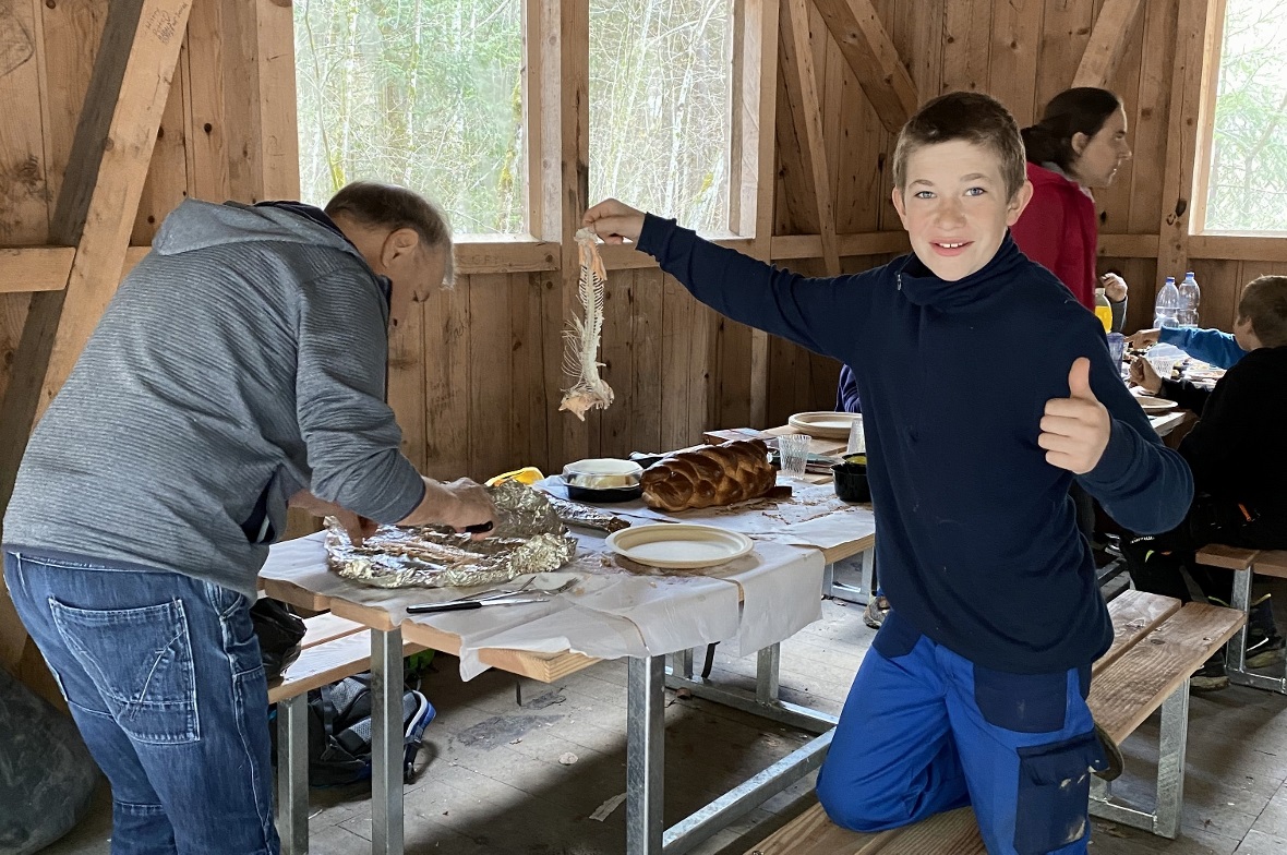 Picknick am Mittag im Mühliport: Das bleibt übrig…