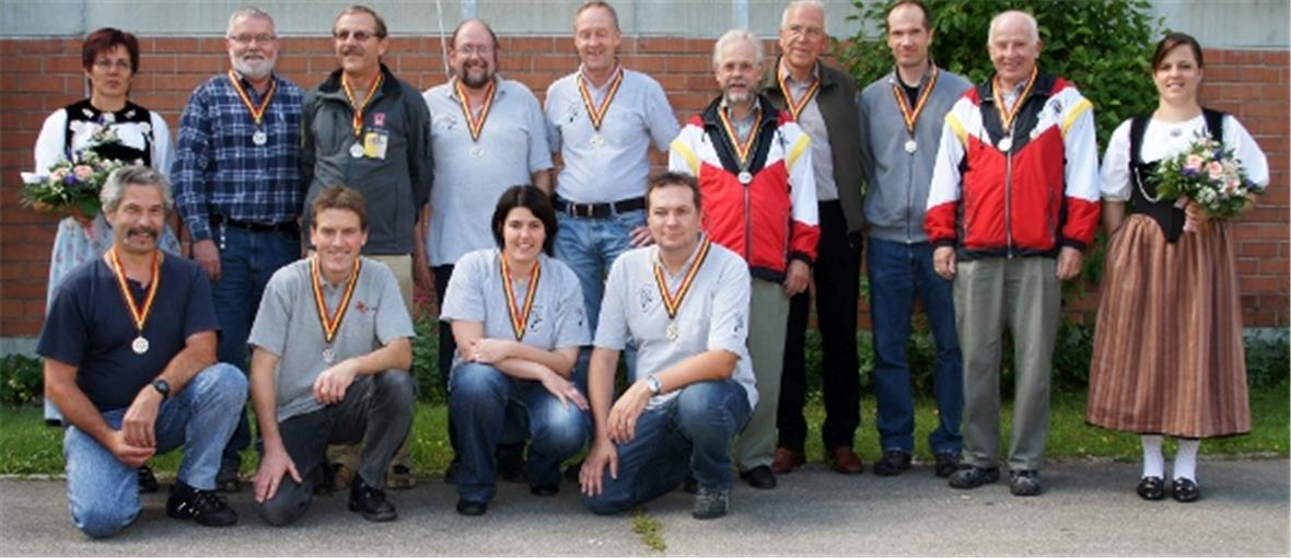 Pistolenschützen Wimmis-Reutigen, 2. Rang; Pistolensektion Uetendorf, 1. Rang und Stadtschützen Thun, 3. Rang