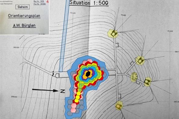 Plan des Hotelprojekts auf dem Bürglen. Es soll ein Luxusresort entstehen.