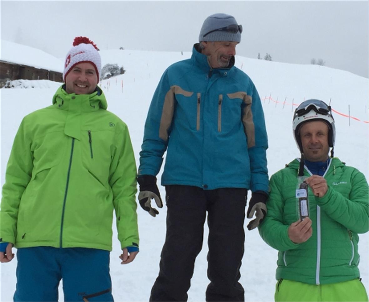 Plausch: Florian Schär, Oswald Kunz und Beat Gerber