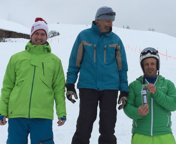 Plausch: Florian Schär, Oswald Kunz und Beat Gerber