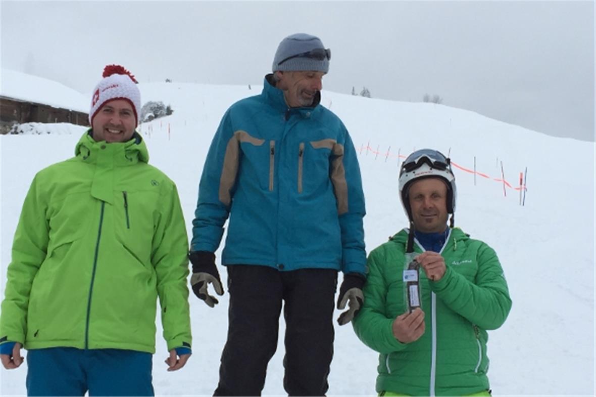 Plausch: Florian Schär, Oswald Kunz und Beat Gerber