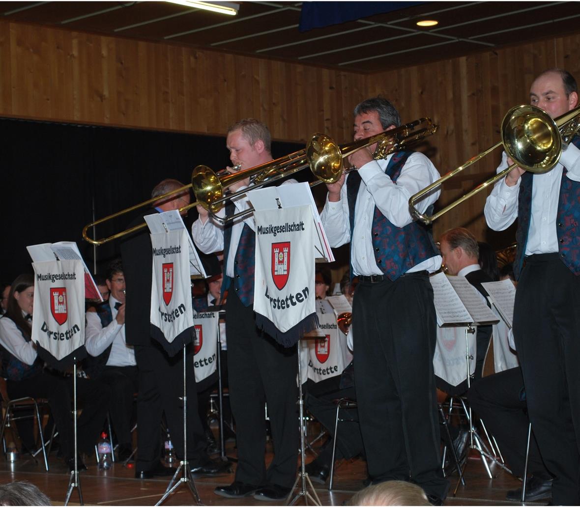 Posaunentrio mit Ed March, Markus Schaffer und Walter Klossner.