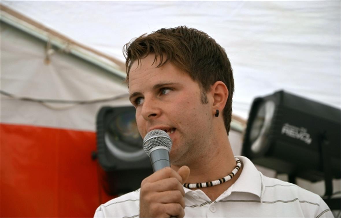 Präsident Marc Hirschi bei seiner Ansprache.