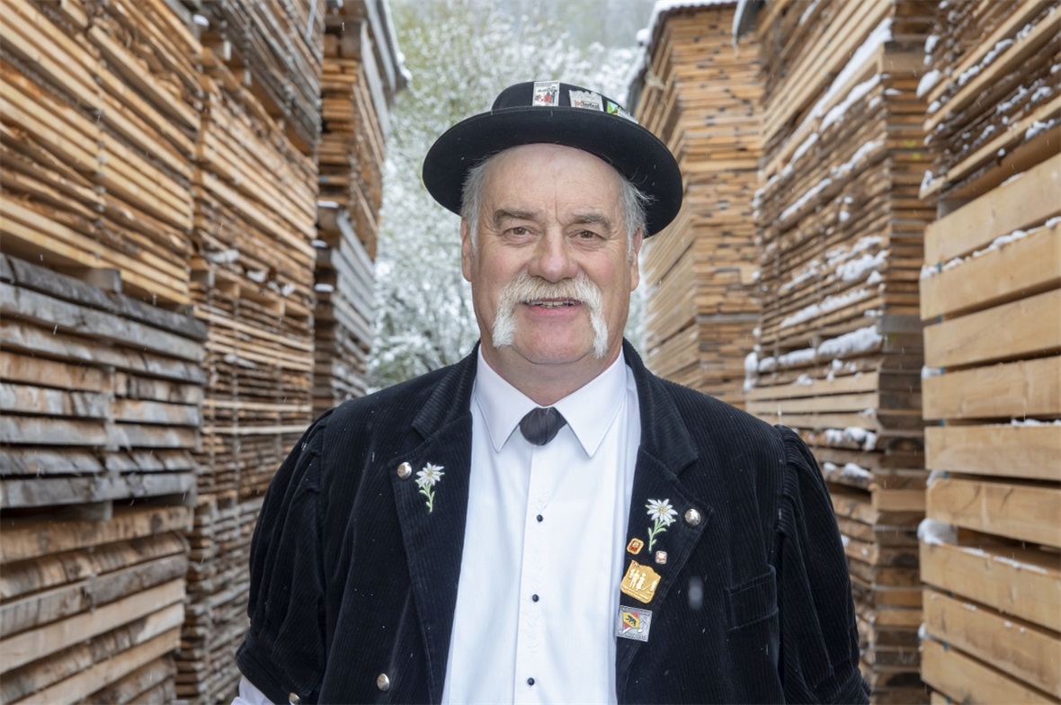 Präsident Werner Gempeler und der Jodlerklub Bärgfründe Boltigen hatten ein perf...