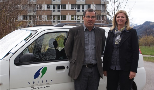 Präsidentin Anne Speiser ist froh über die Anstellung von Erwin Walker als neuem Betriebsleiter für die Spitex-Organisation Obersimmental.