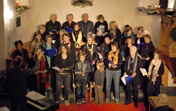 Projektchor unter der Leitung von Christof Fankhauser.