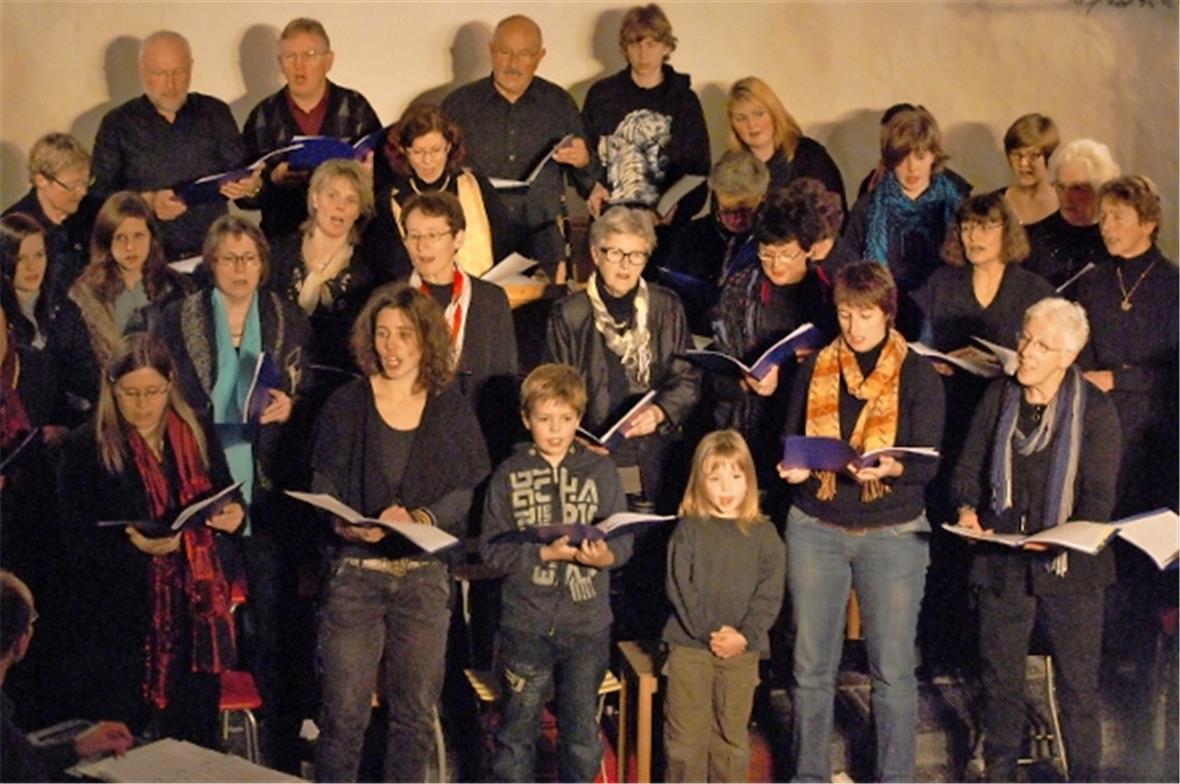 Projektchor unter der Leitung von Christof Fankhauser