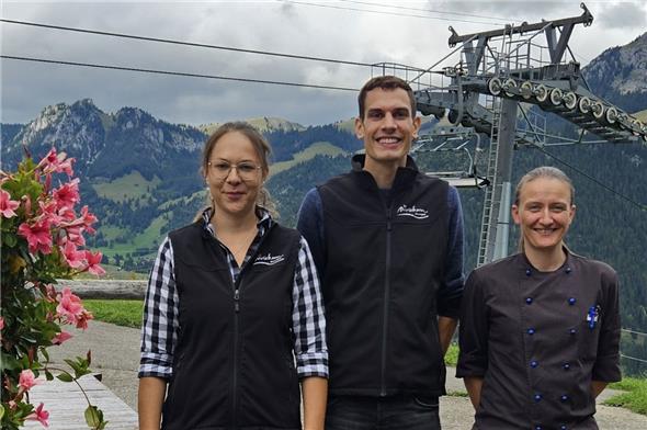 Rahel Siegenthaler, Elias Gemperli, Christine Reitemeyer.