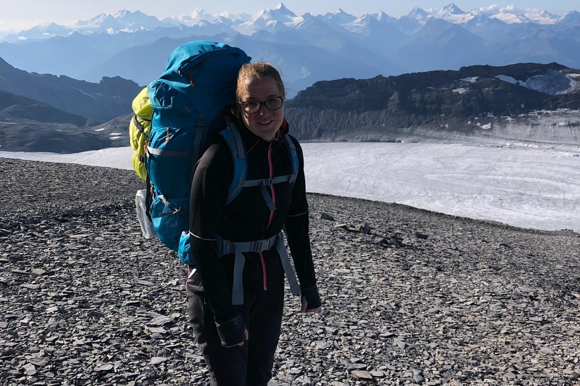 Rahel war mit schwerem Gepäck unterwegs…