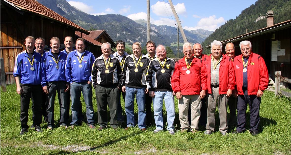 Finalresultate Rang 2: St. Stephan; Rang 1: MS Mannried; Rang 3: Veteranen Zweisimmen.