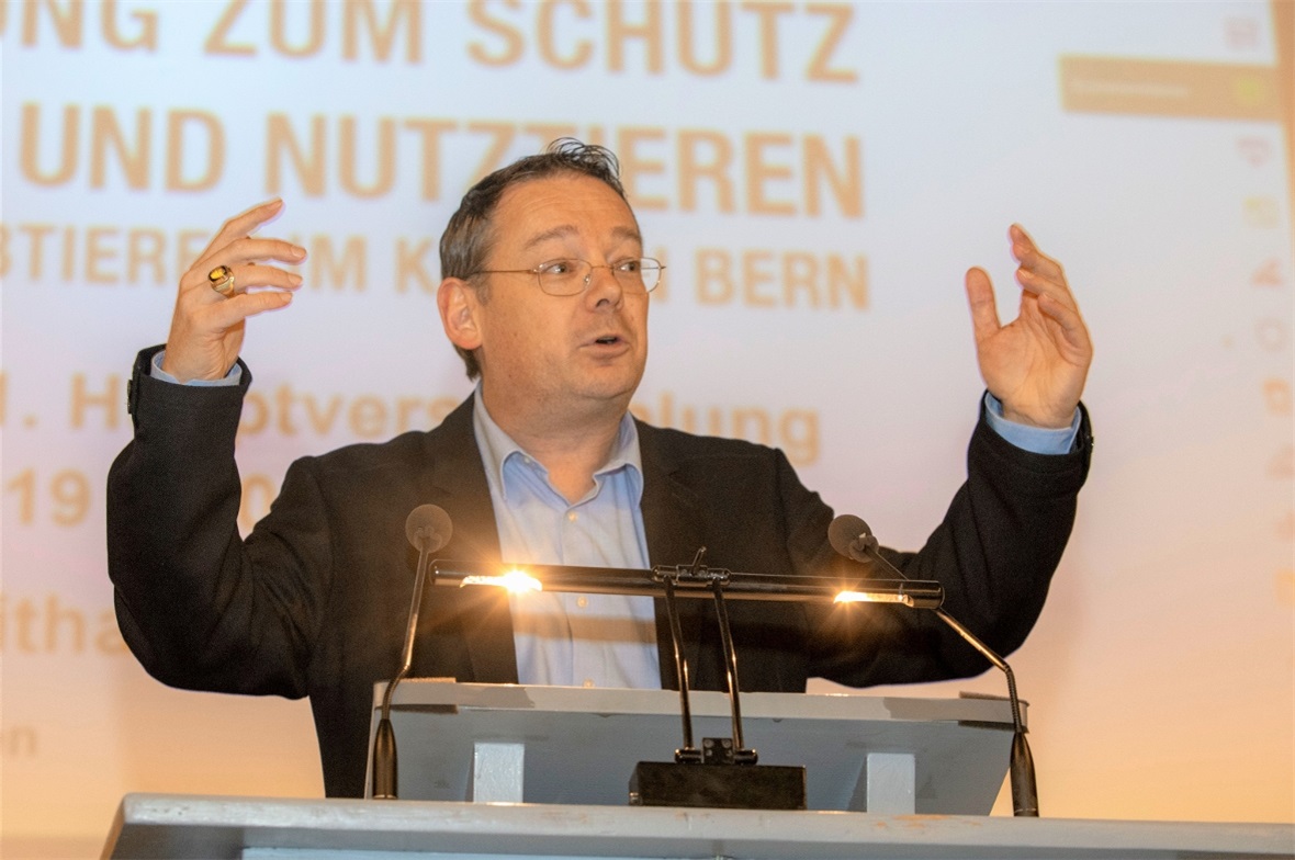 Referent Nationalrat Franz Ruppen aus dem Wallis, hatte klare Worte zum Thema Wo...