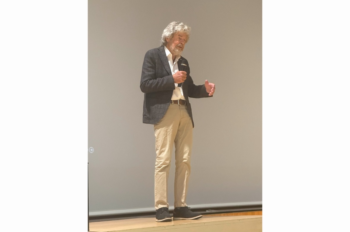 Reinhold Messner im Element.