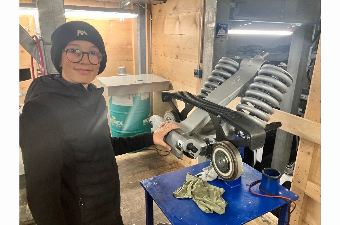 Remo Gfeller als Seilbahnmechatroniker.