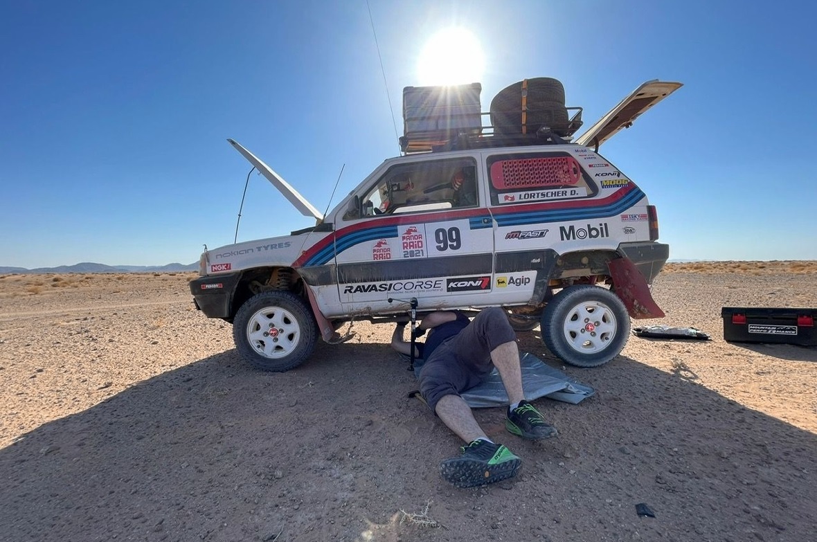 Reparieren und Improvisieren unterwegs und es hat erstaunlicherweise «verhäbä».