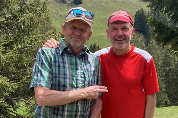 Res Knöri und Beat Bieri und haben mit dem «Hundsrügg-Trail» für Trailrunner ein neues sackstarkes Sparenmoos-Angebot geschaffen.