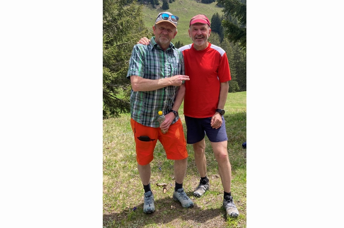 Res Knöri und Beat Bieri und haben mit dem «Hundsrügg-Trail» für Trailrunner ein...