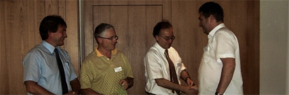 Res Schmid, Regierungsrat Nidwalden; Emanuel Schläppi, Gemeindepräsident Grindelwald; Christoph Miesch, Amtsvorsteher AGR; Peter Wälchli, Präsident Wirtschaftskommission Volkswirtschaft Berner Oberland.