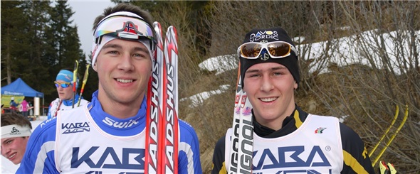 Reto (links) und Simon Hammer liefen an der Mini Tour Ftan mitten in die Schweizer Spitzenklasse.