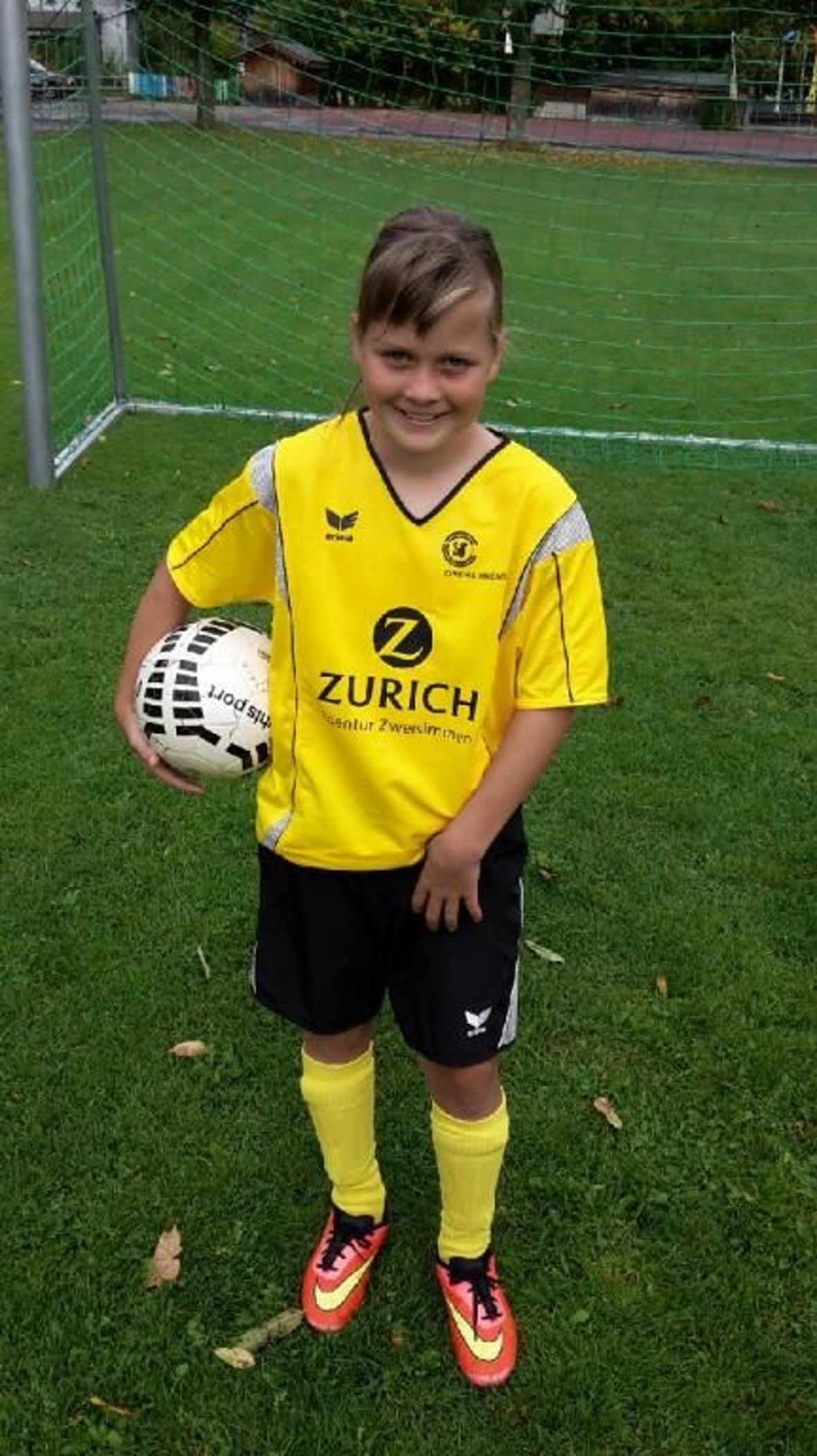 Rilana Ueltschi (noch) im gelb-schwarzen FCO-Dress.