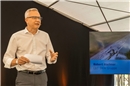 Robert Itschner, CEO BKW liess die Besucher schmunzeln, beim Berichten von was a...