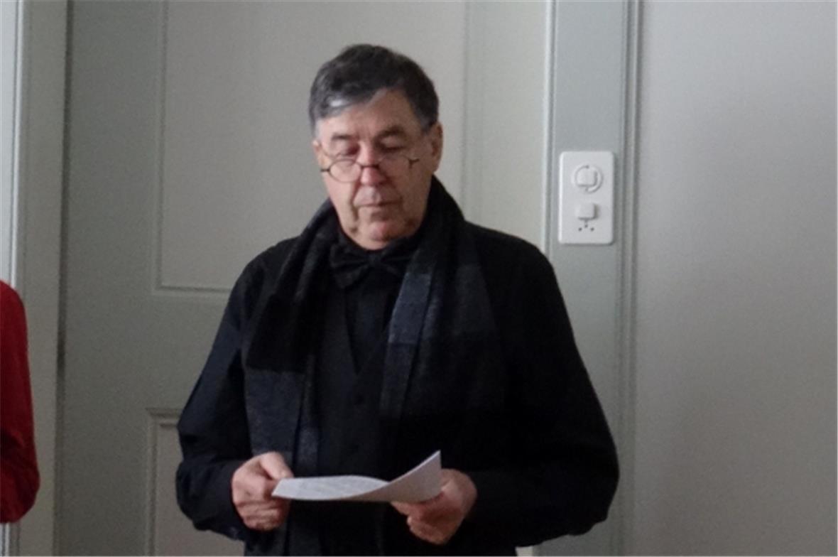 Robert Wampfler hielt die Laudatio.