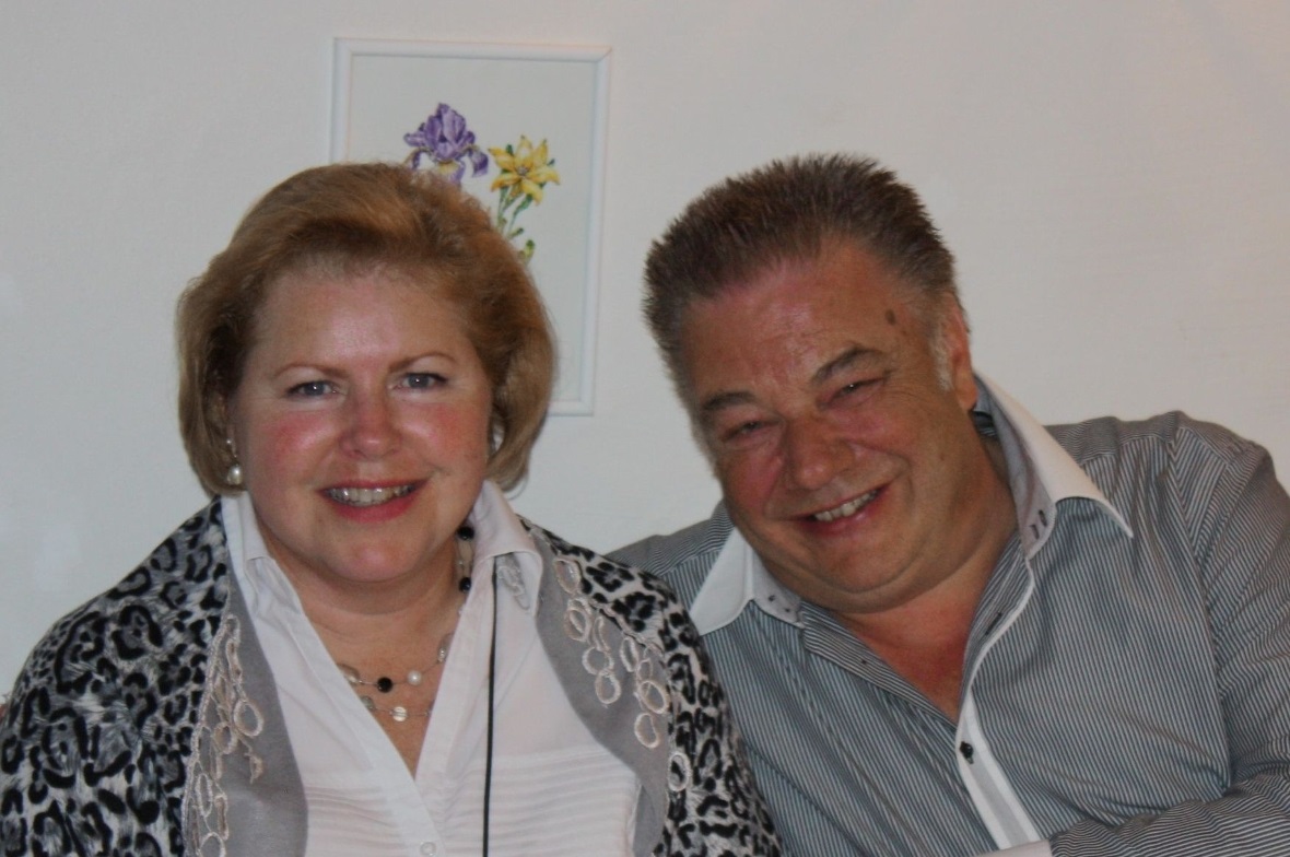 Roland Abbühl mit seiner Frau Debbie.