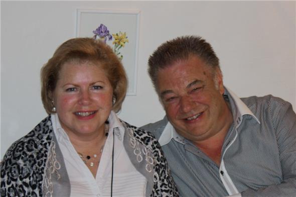 Roland Abbühl mit seiner Frau Debbie.
