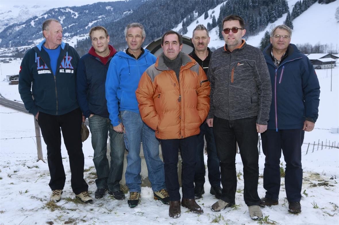 Rolf Aschwanden, Brunnenmeister Lenk, Andreas Schopfer, Projektleiter St. Stepha...